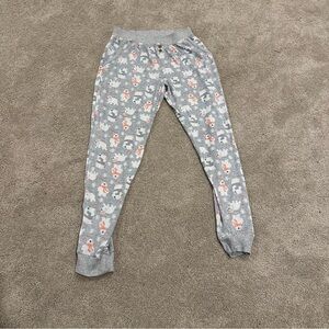 Cuddl duds Gray polar bear jogger Pajama Pants size small women’s
